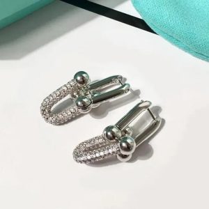 Brinco tiffany prata semijoia